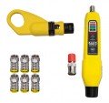 Klein Tools VDV002-820 Coax Push-On Connector Installation and Test Kit, RG6/RG6-QS-
