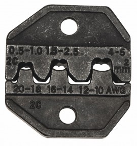 Klein Tools VDV205-036 Crimper Die for Non-Insulated and Open Barrel Terminals, 10 to 20 AWG-