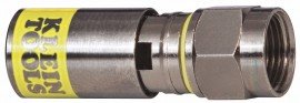 Klein Tools VDV812-606 Universal F Compression Connectors for RG6/6Q cable, 10-pack-