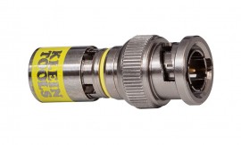 Klein Tools VDV813-613 Universal BNC Compression Connectors, RG6 and RG6 Q, 35-pack-