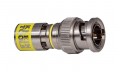 Klein Tools VDV813-613 Universal BNC Compression Connectors, RG6 and RG6 Q, 35-pack-