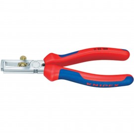 Knipex 11 05 160 Insulation Stripper, 6.5", multi-component grips-