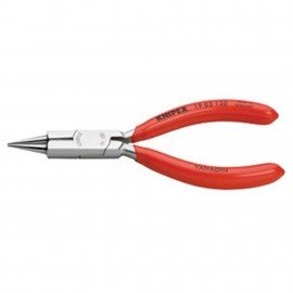 Knipex 19 03 130 Round Nose Pliers with Cutting Edge, 5"-