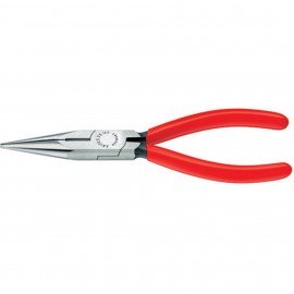 Knipex 2501160 Snipe Nose Side Cutting Pliers, 6-&amp;frac14;", plastic coated-