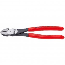 Knipex 7401180 High Leverage Diagonal Cutter, 7", plastic coated handles-