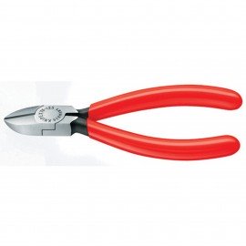 Knipex 7601125 Electro Mechanics Diagonal Cutter, 5", plastic coated handles-