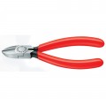 Knipex 76 01 125 Electro Mechanics Diagonal Cutter, 5", plastic coated handles-