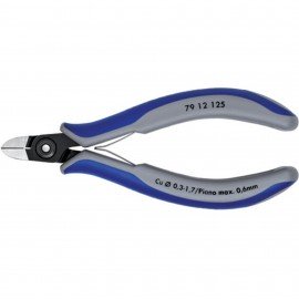 Knipex 7912125 Precision Electronics Diagonal Cutters, 5", for hard wire-