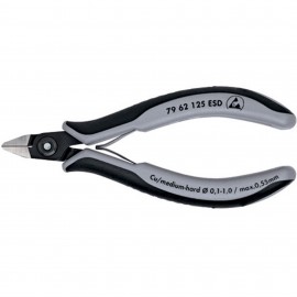 Knipex 7962125ESD Precision Electronics Diagonal Cutters, 5", ESD-