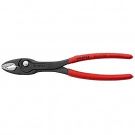 Knipex 8201200 TwinGrip Pliers, 8", non-slip plastic handles-