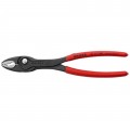 Knipex 8201200 TwinGrip Pliers, 8", non-slip plastic handles-
