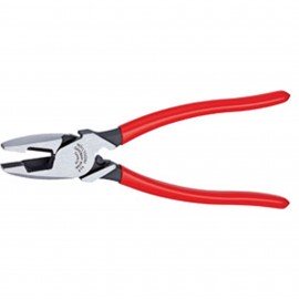 Knipex 911240 Lineman's Pliers, 9.5", with fish tape puller-