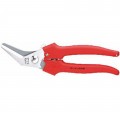 Knipex 95 05 185 Combination Shears, 7-1/4", angled-