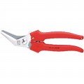 Knipex 95 05 185 Combination Shears, 7-1/4", angled-