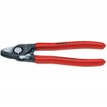 Knipex 95 21 165 Cable Shears, 6.5", with internal opening spring-