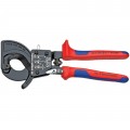 Knipex 95 31 250 SBA Ratchet Cable Cutters, 10", 240 mm²-