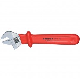 Knipex 9807250 Adjustable Wrench, 1000 V insulated, 10-1/4"-