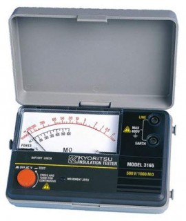 Kyoritsu 3165 Analog Insulation Tester, 500V-