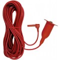 Kyoritsu 7253 Test Lead, longer line probe with alligator clip, 49.2&#039;-