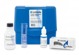 LaMotte 4482-DR-LT-01 Total Hardness Test Kit, 0 to 200 ppm/4 ppm CaCO&lt;sub&gt;3&lt;/sub&gt;-
