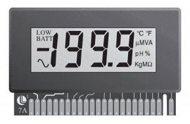 Lascar DPM 200S LCD Panel Voltmeter Module with bandgap reference for single rail, 3.5-digit, 200 mV DC-