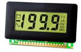 Lascar DPM 700 LCD Voltmeter Module with LED backlighting, 3.5-digit, 200 mV DC-