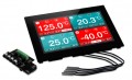 Lascar EL-SGD70-ATP Panel Mountable Four-Channel Temperature Data Logger, 7&amp;quot; display-
