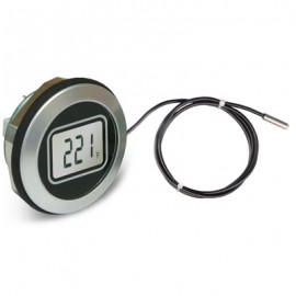 Lascar EM32-1900 Round, 3.5 Digit, Nema 4X, LCD Thermometer-