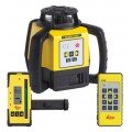 Leica 6011487 Rugby 640G Green Beam Rotating Laser with RE 120G, RC400 and li-ion battery pack-