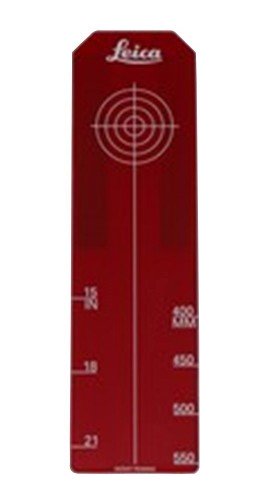 Leica 757608 Large Red Laser Target Insert for Piper pipe lasers, 15 to 21&amp;quot;-