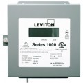 Leviton 1N240-04D Indoor Dual Element kWh/Demand Meter, MAX 400A, Meter Only-