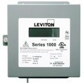 Leviton 1N480-08D Indoor Dual Element kWh/Demand Meter, MAX 800A, Meter Only-