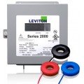 Leviton 2K480-2SW Indoor Three Phase Meter Kit, 277/480V, 200A with 3 Solid Core CTs-