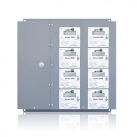 Leviton 2L208-CFG Large Series 2000 MMU Multiple Meter Units, 120/208V, 8 Three Element Meters-