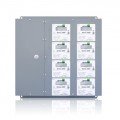 Leviton 2L408-CFG Large Series 2000 MMU Multiple Meter Units, 277/480V, 8 Three Element Meters-