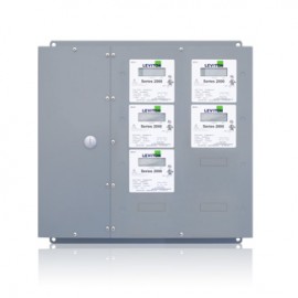 Leviton 2M204-CFG Medium Series 2000 MMU Multiple Meter Units, 120/208V, 4 Three Element Meters-