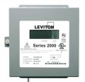 Leviton 2N208-1D VerifEye Series 2000 3P/4W Indoor 3-Element Demand Meter, 120/240/208 V, 100 A-
