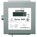Leviton 2N208-12D Indoor Three Phase Element Demand Meter, 120/240/208V, MAX 1200A, Meter Only-