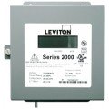 Leviton 2N208-12D Indoor Three Phase Element Demand Meter, 120/240/208V, MAX 1200A, Meter Only-