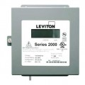 Leviton 2N480-2D VerifEye Series 2000 3P/4W Indoor 3-Element Demand Meter, 277/480 V, 200 A-