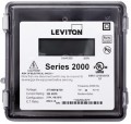 Leviton 2R208-121 Small Outdoor Enclosure 120/208V Three Phase Meter, MAX 1200A, Meter Only-