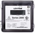 Leviton 2R208-121 Small Outdoor Enclosure 120/208V Three Phase Meter, MAX 1200A, Meter Only-