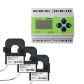 Leviton 4DUMR-01M Din-Rail Series 4100 Universal Voltage Bi-Directional 3-Phase 3W/4W Modbus Meter Kits 100A Split Core CTs Included-