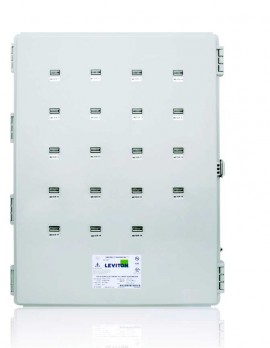 Leviton 6L307-CFG Large Mini Meter MMU, 120/208V, 5 Dual Element Meters-