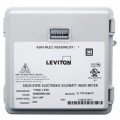 Leviton 6S201-B01 Dual Element Mini Meter, 1P/3W, 240V, 1 kWh Resolution, Mechanical Counter, 100:0.1A Rated CT Required.-