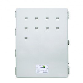 Leviton 6X309-KIT VerifEye Mini Meter MMU 3P/4W Outdoor Kit with 9 Dual-Element Meters and 18 Solid-Core CTs, 120/208 V-