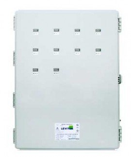 Leviton 6X310-KIT VerifEye Mini Meter MMU 3P/4W Outdoor Kit with 10 Dual-Element Meters and 20 Solid-Core CTs, 120/208 V-