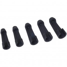 Lisle 12090 5-Piece Line Socket Set, 3/8" drive, black oxide finish-