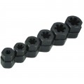Lisle 19250 Bolt, Nut, Stud Remover Set, 6-piece, &amp;frac14;" to 9/16"-