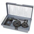 Lisle 25000 Rear Wheel Disc Brake Caliper Tool, with 5 adapters-